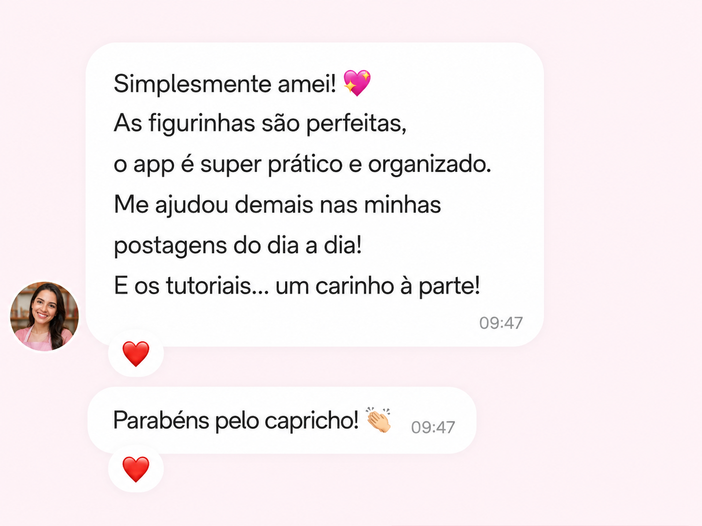 Depoimento de confeiteira sobre o Doce Stories 1